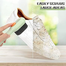 Soap Dispensing Cleaning Brush with Handle Scrubbing Reusable Washing Shoe Brush