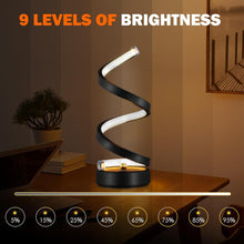 Spiral LED 3 Colors Adjustable Light