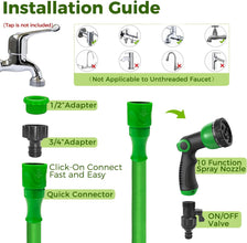 Magic Hose Pipe (50ft) Solar Panel, Car Wash, Garden etc.