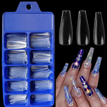 Artificial Reusable Nails Set With One 3gm Nail Glue, Perfect For Nails Extension -100 Nails & One Nail Glue(3gm) FREE