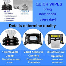 Shoe Wipes Quickly Remove Dirt & Stains - (1Pack of 80pcs)