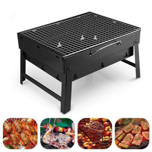 Portable & Foldable BBQ Grill With Tray (Size 36*28cm)