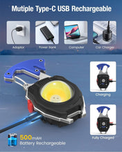 8 in 1 Led Light with Lighter, Bottle Opener, Magnetic Base and Folding Bracket Mini Cob 800 lumens