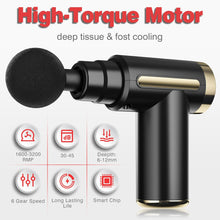 Massage Gun Deep Tissue for Pain Relief with 4 Massage Heads & 6 Speeds