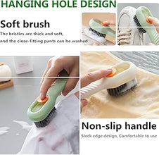 Soap Dispensing Cleaning Brush with Handle Scrubbing Reusable Washing Shoe Brush