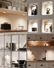 Tap LED Light With Remote Control  Cell Operated ( Pack of 3 Lights)