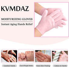 Moisturizing Soft Silicone Gel Spa Hydrating Gloves One Size Fits Most