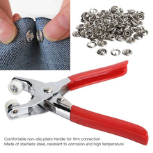 Metal Snap Buttons with Fastener Pliers Press Tool Kit