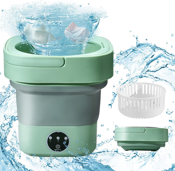 Foldable Electric Mini Washing Machine With Dryer Option