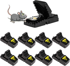 Trap, Mice Traps Indoor and Outdoor, Humane Small Mouse Snap Trap, Reusable Mouse Catcher