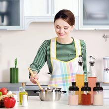 Oil Bottle with Spice Seasoning Jar 5 Set Oil Bottle 500ml Spice Jar 250ml