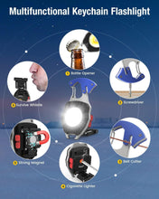 8 in 1 Led Light with Lighter, Bottle Opener, Magnetic Base and Folding Bracket Mini Cob 800 lumens