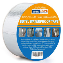 Water Proof Butyl Rubber Aluminum Foil Tape Strong Self-Adhesive Repair Tape