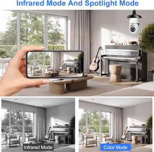 360 wireless Wi-Fi panoramic bulb camera