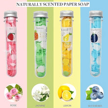 Portable Travel Soap Paper Sheets Disposable Hand Washing Bath Scented Paper Soap (Pack of 2)