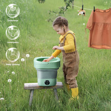 Foldable Electric Mini Washing Machine With Dryer Option