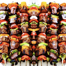 Barbecue Skewers Stainless Steel Sticks (Pack of 6)
