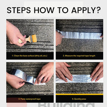 High Quality Waterproof Butyl Rubber Aluminum Foil Tape Strong Self-Adhesive Repair Tape