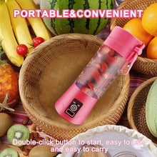 Portable Blender with USB Rechargeable Mini Fruit Juice Mixer, Personal Size Blender