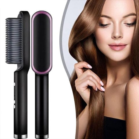 Electric Comb Hair Straightener Black Hair Straightener.