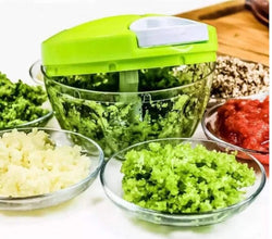 Easy Spin Quick Cutter - Hand Meat Grinder Mixer Food Processor Food Processer, (Multi Color)