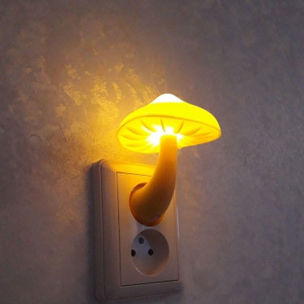 Mushroom Night Lights Energy Saving Wall Lamp