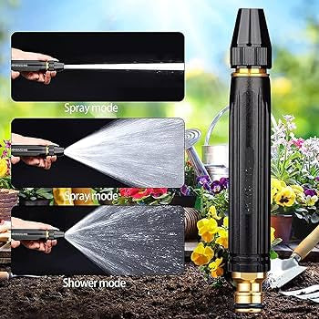 High Pressure Water Nozzle with 3 Attachment