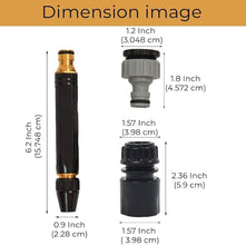 High Pressure Water Nozzle with 3 Attachment