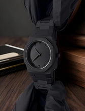 Modern Black Arabic Aura Watch, Lightweight Fiber Body with Arabic Dial, Black AURA Watch