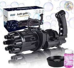 Gatling Bubbles Gun Blaster bbBubble Makker Bettary Operated Toy for Kids