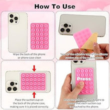 Silicone Suction Phone Case Mount, Phone Suction Holder Back of Phone Sticky Grip