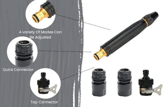 High Pressure Water Nozzle with 3 Attachment