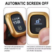 Multifunction Men Ring OLED Screen Digital Rechargable Battery Hand Tally Counter With Date Time Vibrate Remind Prayer Zikr Ring Al Fatiha