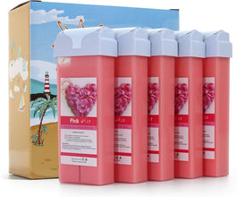 Effective Hair Removal Wax - Warm Wax Cartridge with Natural Ingredients, Depilation, Body, Face, Legs, Roller, Wide