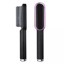 2 in 1 Hair Straightener Curling Iron Brush