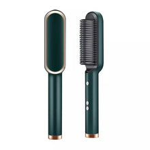 2 in 1 Hair Straightener Curling Iron Brush