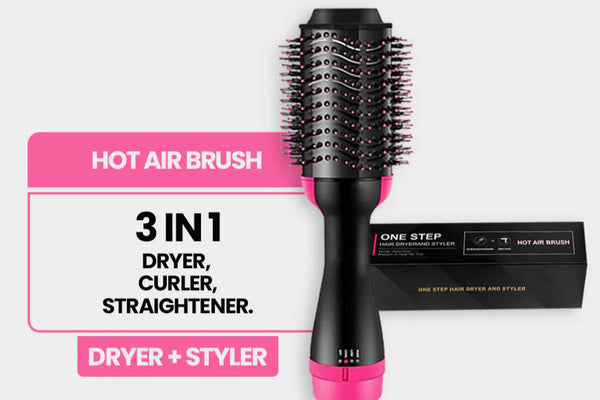 One-Step Blow Hair Dryer and Volumizer Brush Hot Air Brush Hair Styler 3 in 1 Hair straightener hair curler