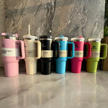 Stainless Steel Stanley Tumbler Cup With Lid & Straw | 40oz Double Wall Vacuum Flask Insulated Cup | Stanley Tumbler | Stanley Quencher