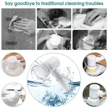 Magic Brush Wireless Battery Cleaning Brush Bathtub Tile Professional Cleaning Brush Housework Kitchen Dishwashing Brush Rechargeable