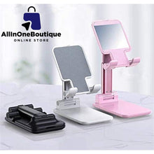 Adjustable Phone Holder – Portable and Stable Desk Stand with Adjustable Height and Angle .