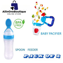 2 in 1 Silicon Pacifier and Spoon Feeder
