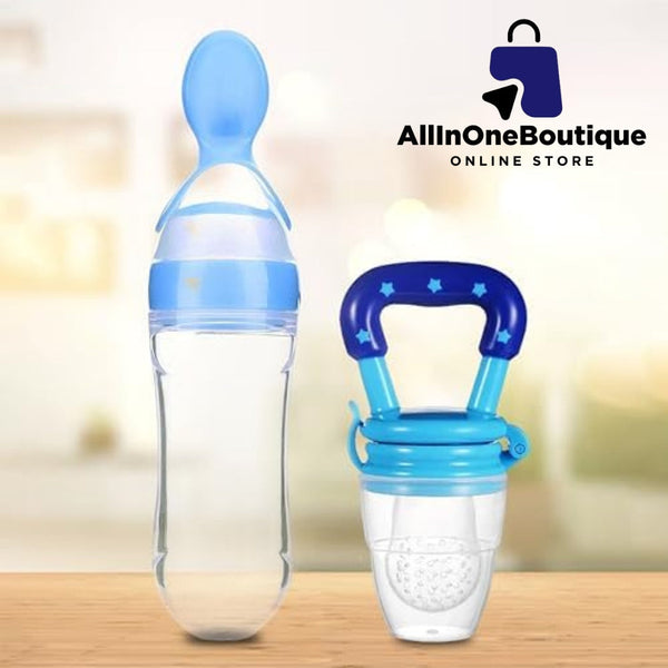 2 in 1 Silicon Pacifier and Spoon Feeder