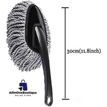 Home-X Car Dashboard Duster, Microfiber Duster Brush, Washable Cleaning Tool