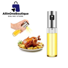 Oil Sprayer Transparent Glass Spray Bottle