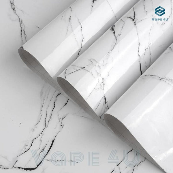 Self Adhesive Black & White Marble Sheet for Kitchen | Anti Oil & Heat Resistant