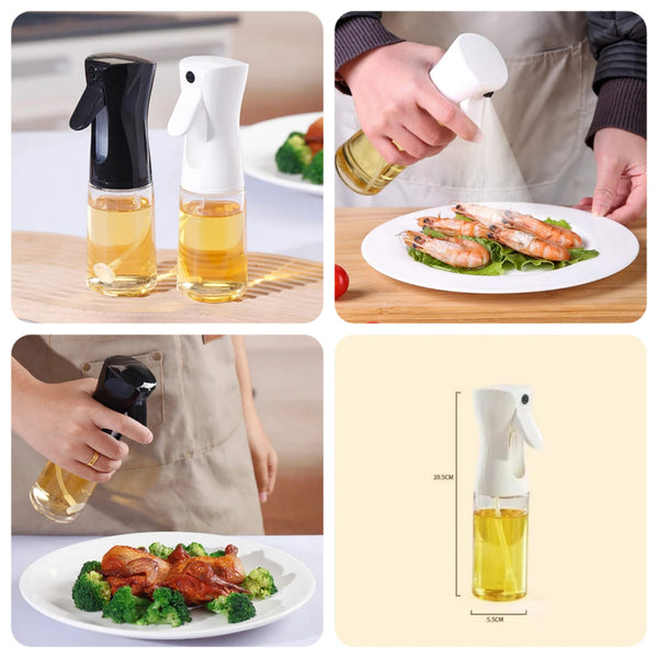 Oil Spray Bottle Continuous Spray with Portion Control, Suitable for Multiple Scenarios. Highly Trusted by Chefs