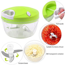 Easy Spin Quick Cutter - Hand Meat Grinder Mixer Food Processor Food Processer, (Multi Color)