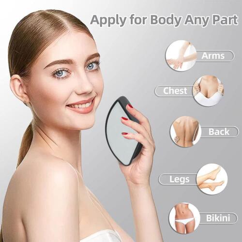 Crystal Hair Eraser, Portable Magic Hair Remover for Arms Legs Back, Painless Hair Removal for Women Apply to Any Part of the Body